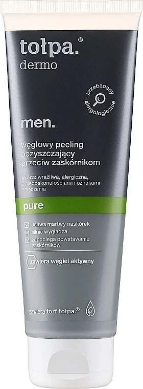 Peeling detergente per la pelle acneica