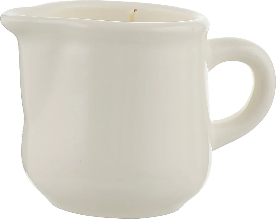Candela per massaggio SPA "Ceramica bianca" Muschio bianco