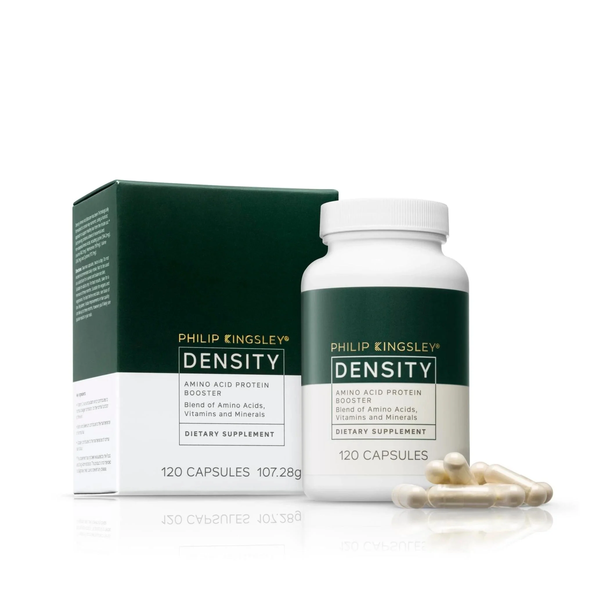 Philip Kingsley, Densità, vitamina C/biotina e selenio, integratori per capelli, capelli sani, 120 capsule, 107,28 g