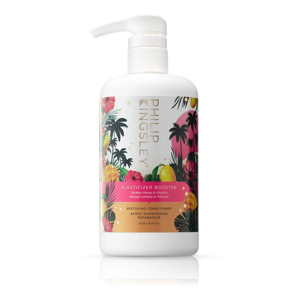 Philip Kingsley, Elasticizer Booster, Mango & Ibisco, balsamo per capelli, ricostituente, 500 ml