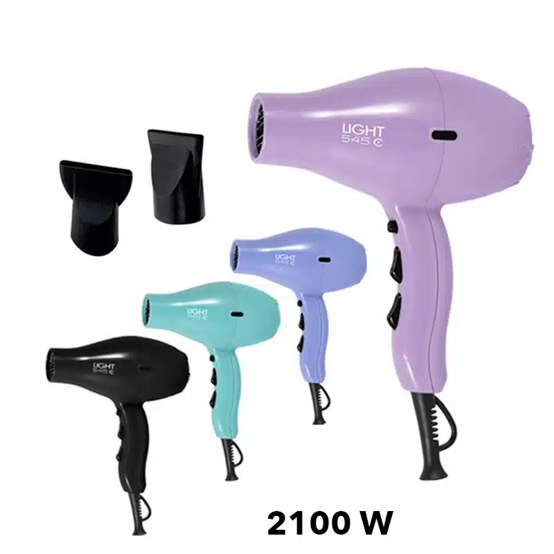 PHON ASCIUGACAPELLI 2100 WATT PER CAPELLI PROFESSIONALE LIGHT 545C colorato