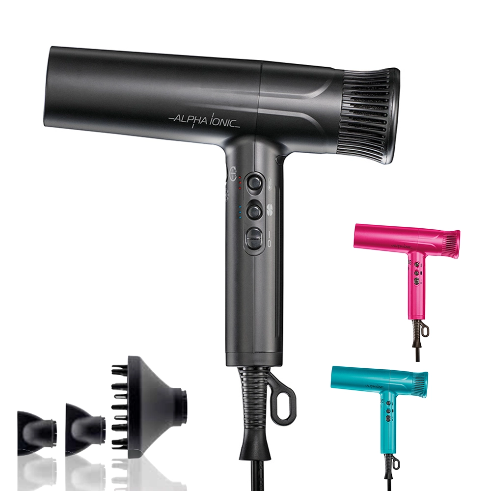 Phon STHAUER Alpha Ionic – Asciugacapelli Professionale Compatto e Potente con Tecnologia Ionica per parrucchiere
