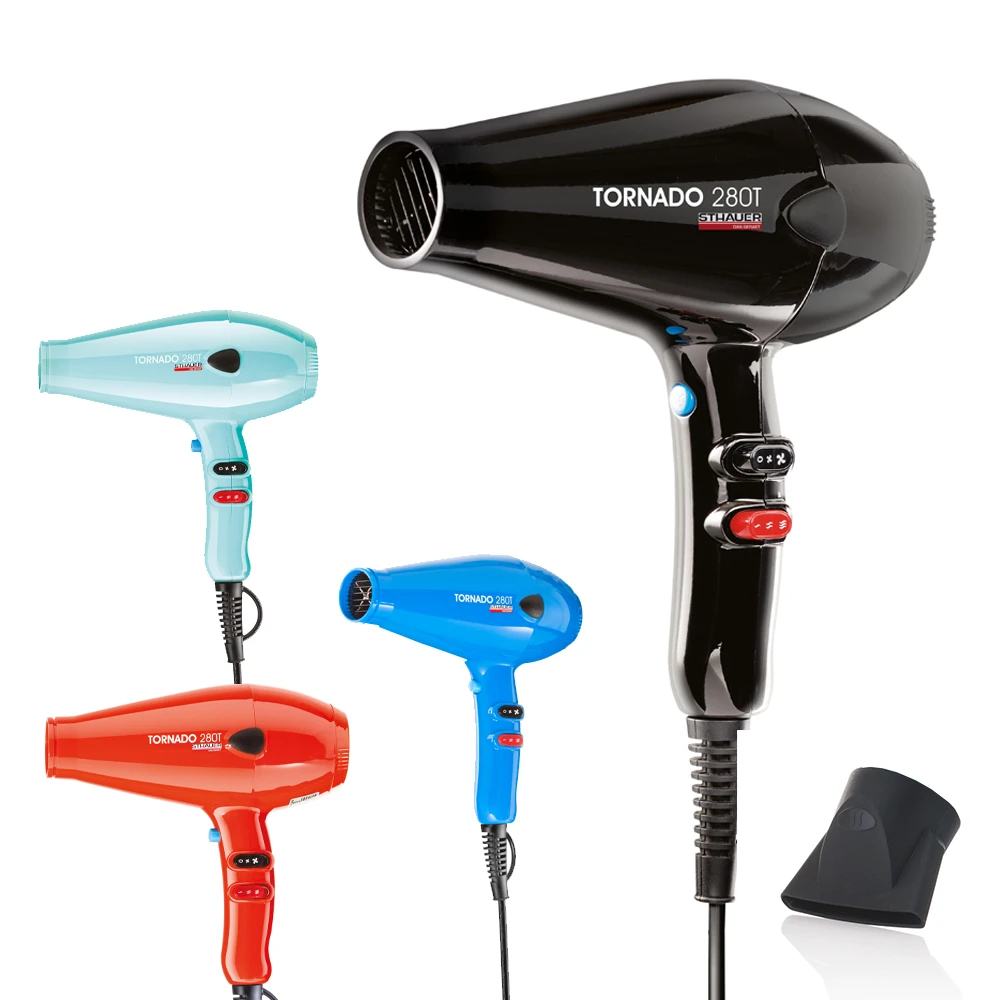TORNADO 280T – Asciugacapelli Professionale 2000W con Motore AC Long Life Sthauer