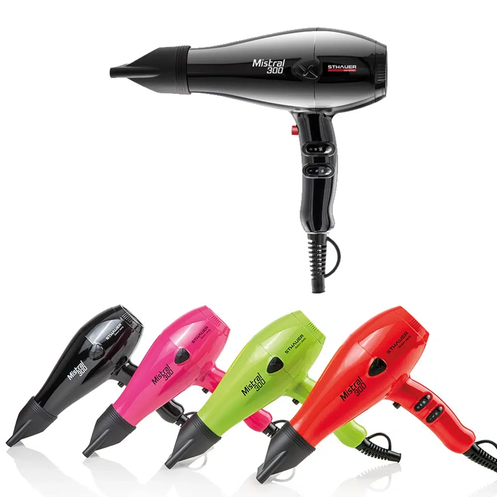 Phon Professionale Mistral 2000W ultraleggero per capelli vari colori STHAUER con Tecnologia Ionica