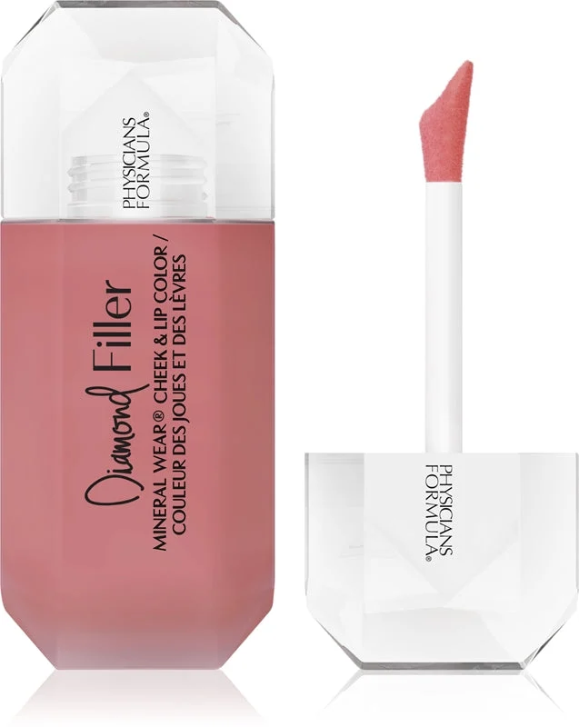Physicians Formula Mineral Wear® Diamond Filler rossetto e blush colore Radiant Pink 7,3 ml