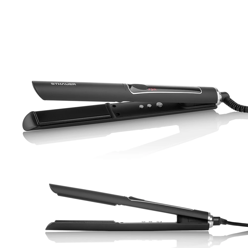 D STYLER PRO STHAUER – Piastra Professionale in Ceramica Tourmalina con Display Digitale e Generatore Ionico