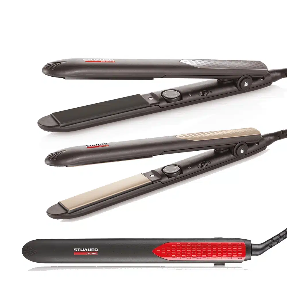 Piastra per capelli in ceramica effetto liscio – ceramica tourmalina Papete Sthauer