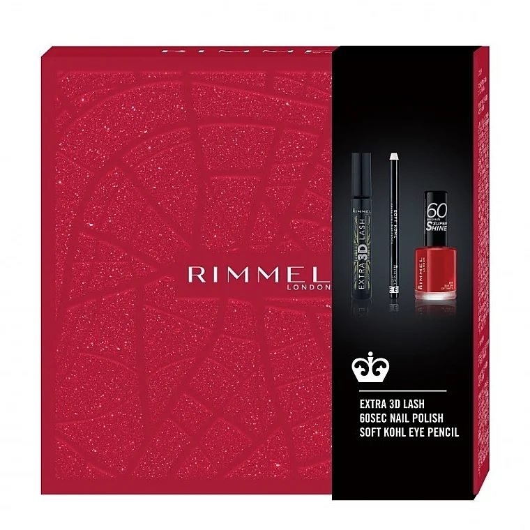 Rimmel (mascara/8ml + eye/pencil/1.2g + nail/polish/8ml)