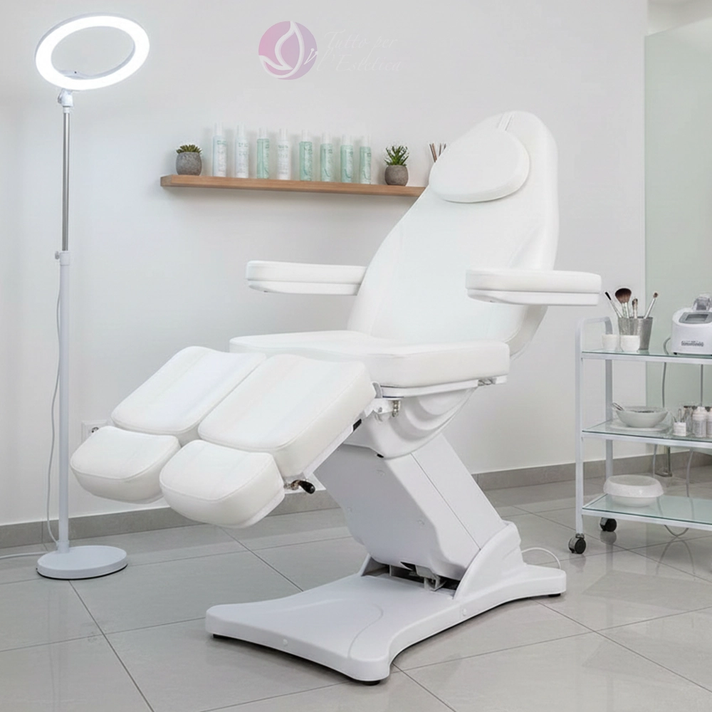 Poltrona Podologica doppio gambale per pedicure estetista centro estetico 3 motori SERENITY Weelko