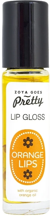 Zoya Goes Lip Gloss Orange Lips