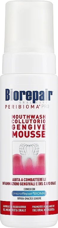 Collutorio in mousse per gengive