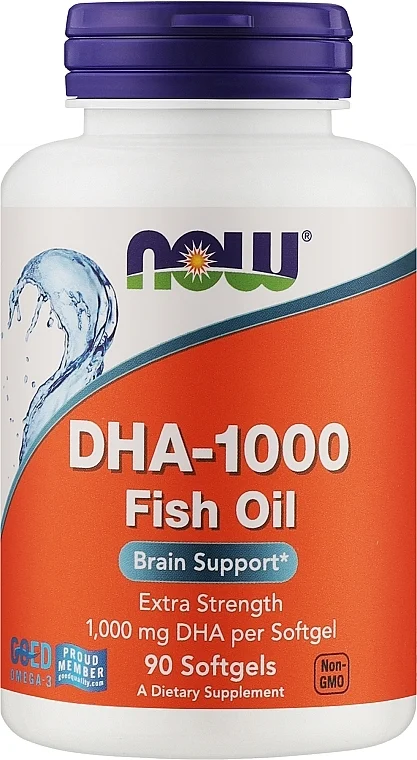 Capsule di DHA per migliorare la funzionalità cerebrale, 1000 mg