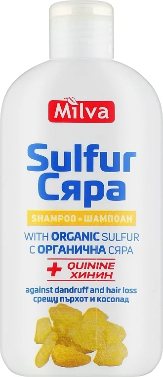 Shampoo allo zolfo antiforfora e anticaduta