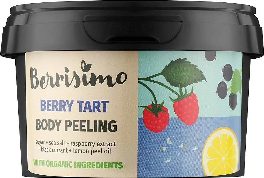 Peeling corpo ai frutti di bosco