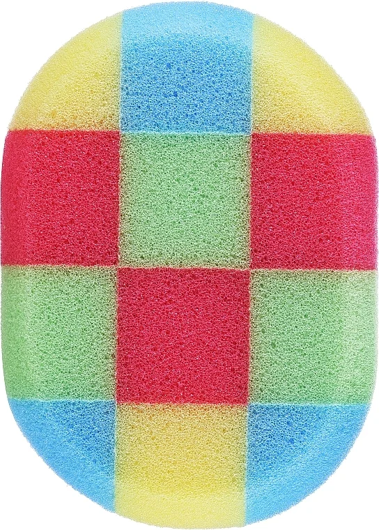 Spugna da bagno ovale 30475, multicolore 3