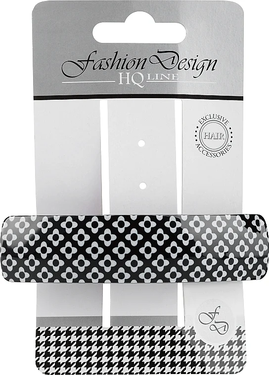 Fermacapelli automatico "Fashion Design", 28540, nero
