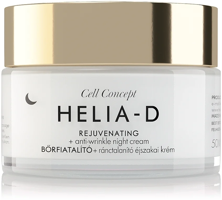 Crema viso antirughe da notte, 65+