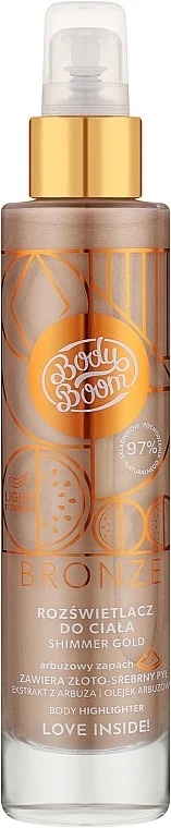 BodyBoom Bronze Shimmer Gold 97% Ingredients Of Natural Origin