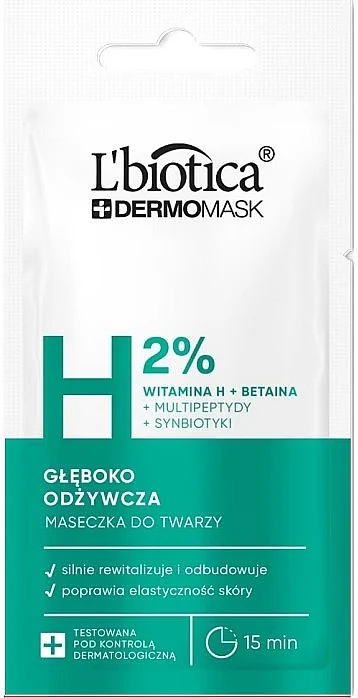 Maschera viso profondamente nutriente con vitamina H