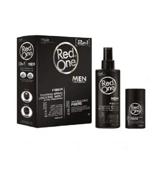 Red One Fiber Fixation Spray Black – Pack Fibras + Fijador