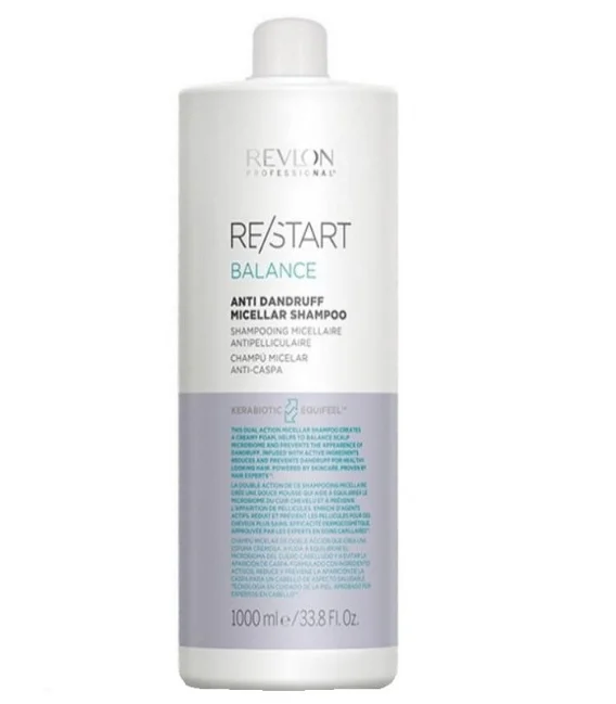 Revlon Restart Balance Anti Dandruff Micellar Shampoo 1000ml