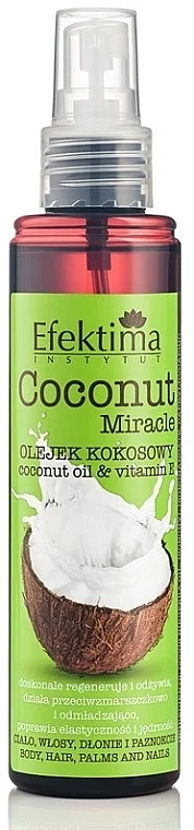 Olio corpo cocco