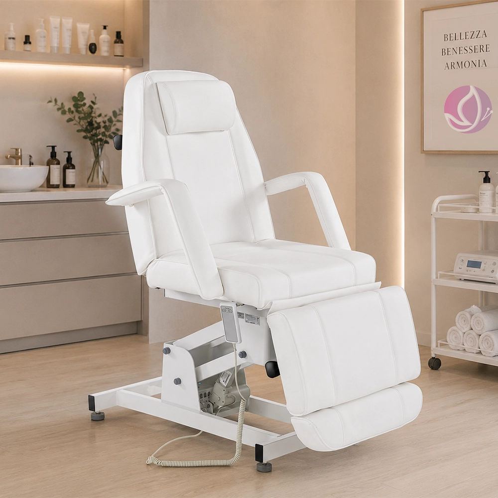 Poltrona Lettino Elettrico per Estetista e Centro Estetico 1 Motore 2 Snodi Teckno Studio Bed XaniPro