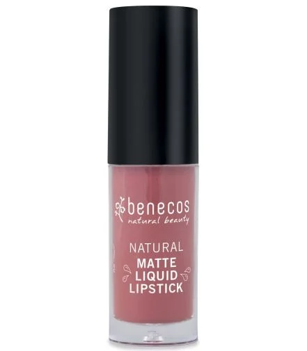 BENECOS Natural Matte Liquid Lipstick – Rosewood Romance