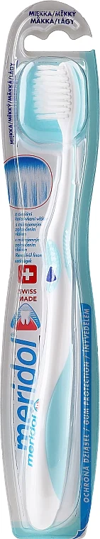 Spazzolino da denti, morbido, azzurro