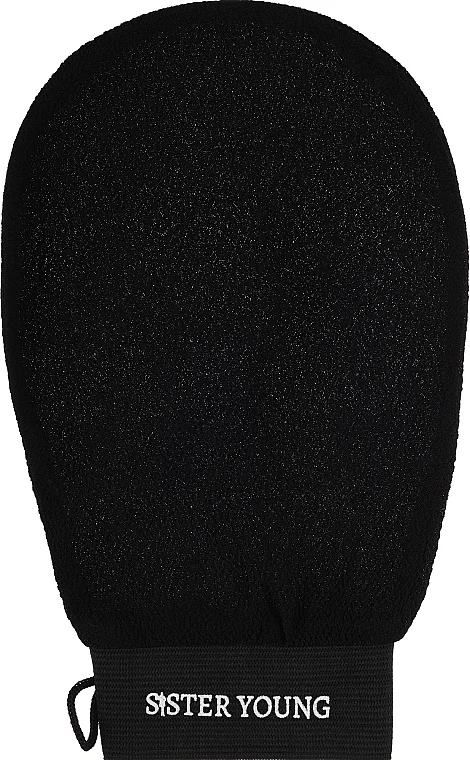 Guanto esfoliante corpo, nero