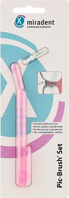 Scovolino interdentale con guaina, rosa