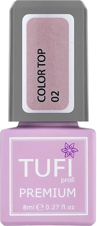 Top per unghie colorato
