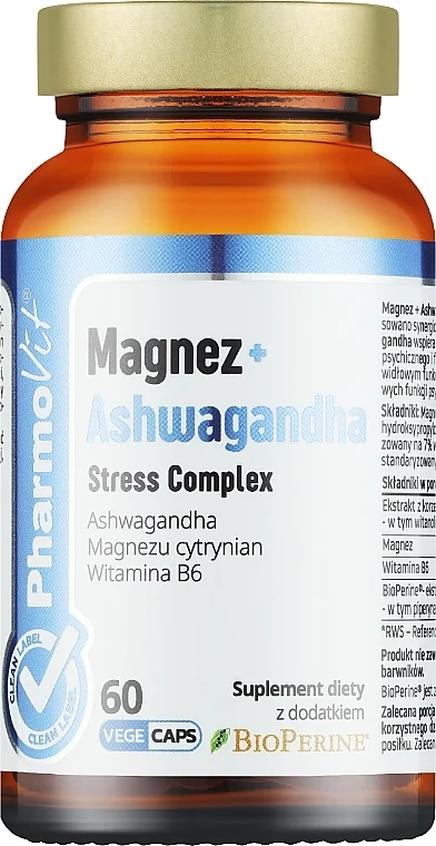 Integratore alimentare Magnesio+Ashwagandha