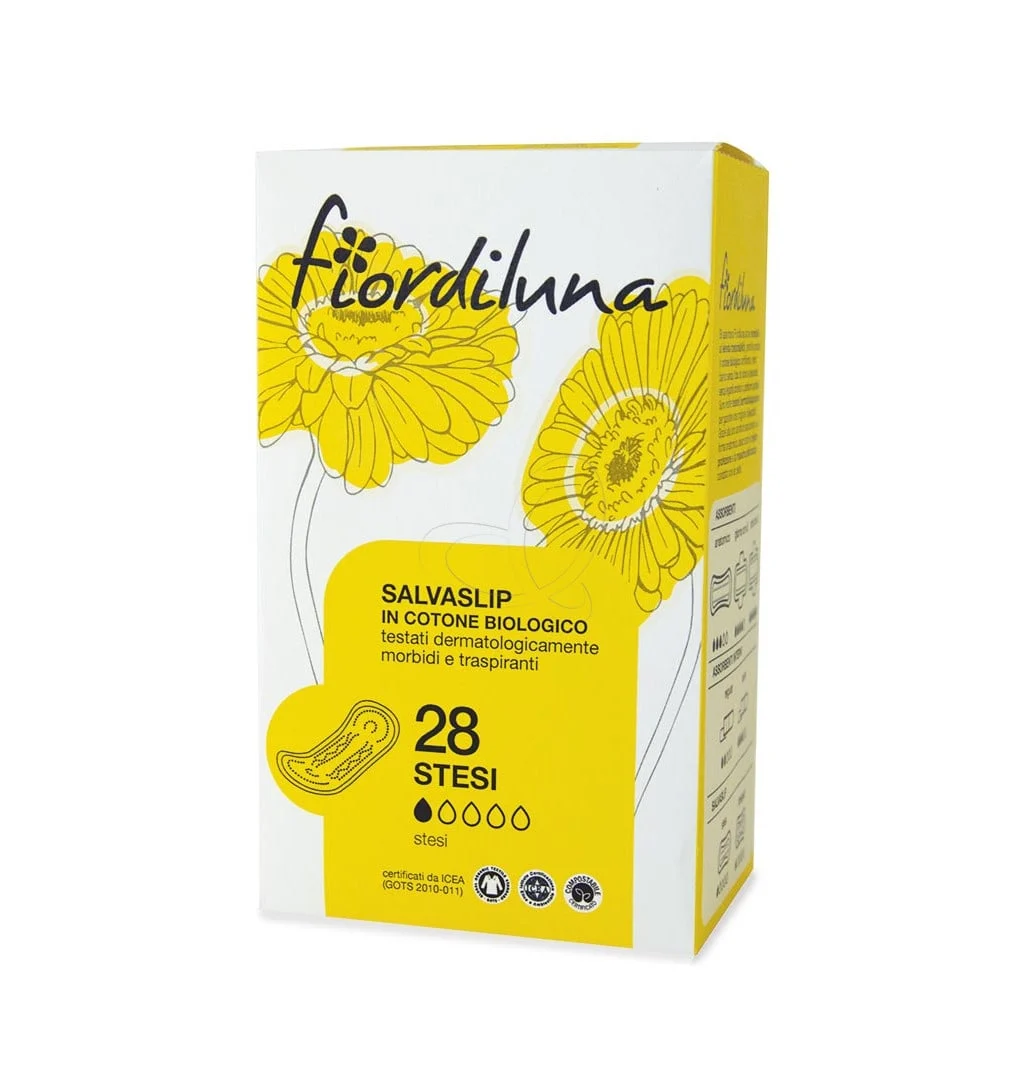FIORDILUNA Salvaslip Stesi – Cotone Biologico