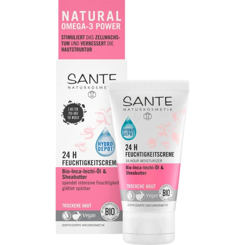 SANTE NATURKOSMETIK Crema Viso Idratante Protettiva 24h