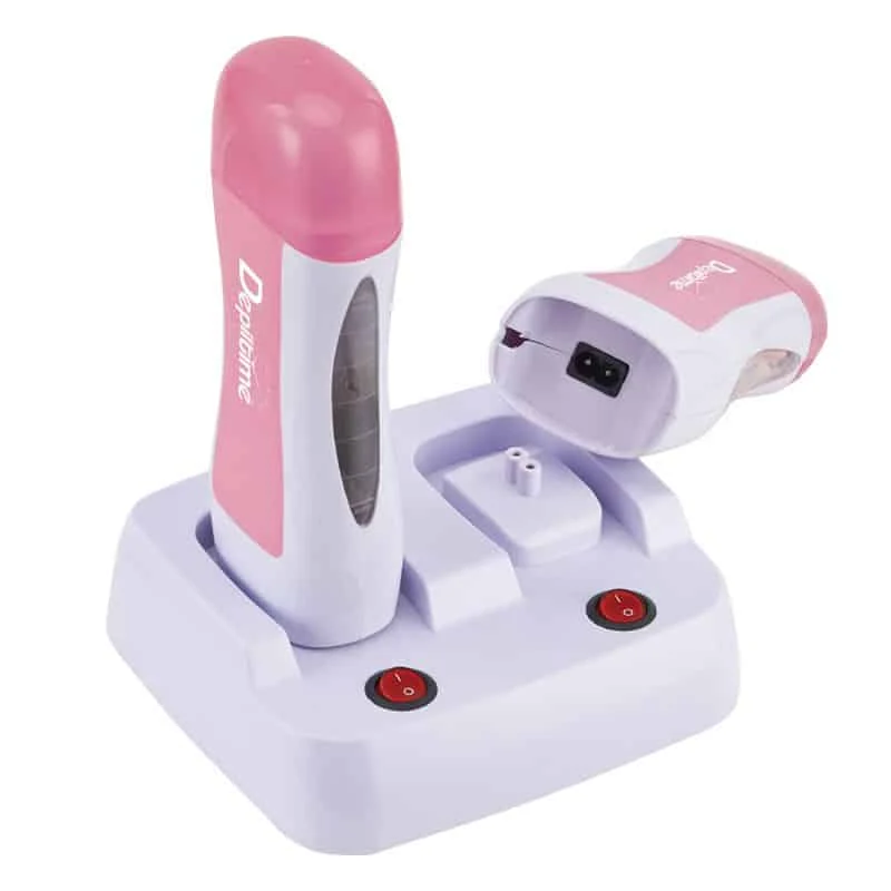 SCALDARULLO DOPPIO PER ESTETISTA CON DOPPIA BASE – DUO DEPILTIME MELCAP