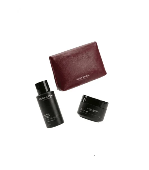 Sebastian Professional Dark Oil Shampoo 280 ml + Dark Oil Mask 145 ml + Neceser Pack