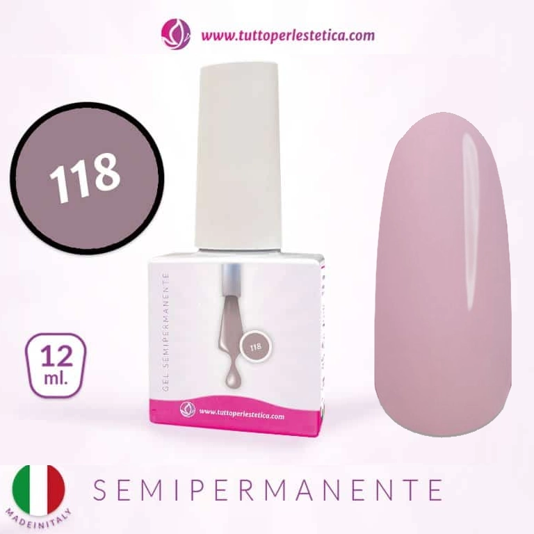 Semipermanente colore N 118 da 12 ML – Hema e TPO Free