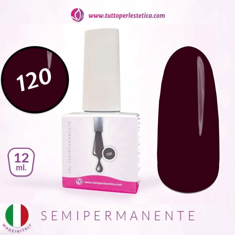 Semipermanente colore N 120 da 12 ML – Hema e TPO Free