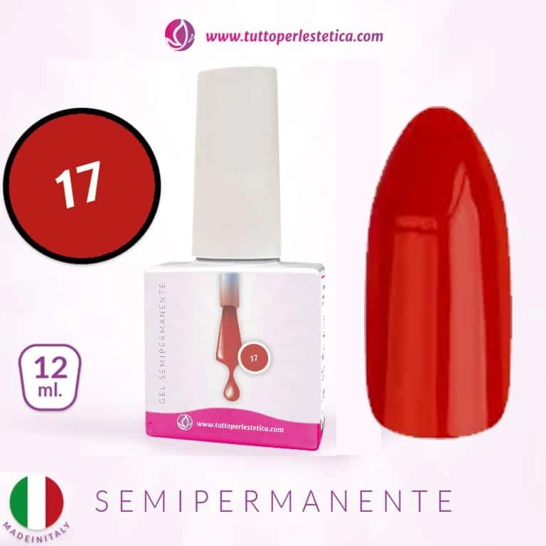 Semipermanente colore N 17 da 12 ML – Hema e TPO Free