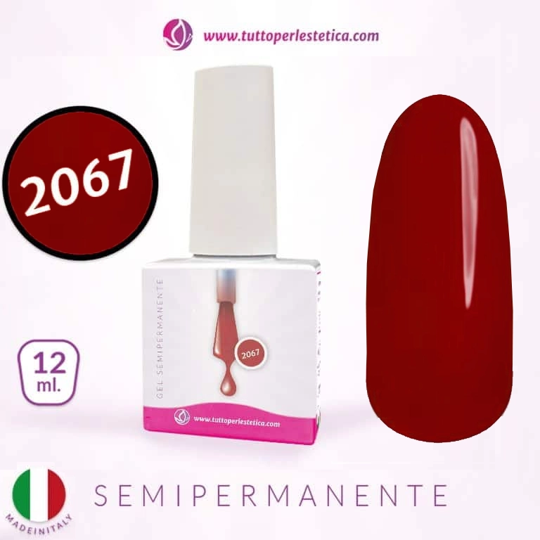Semipermanente colore N 2067 da 12 ML – Hema e TPO Free