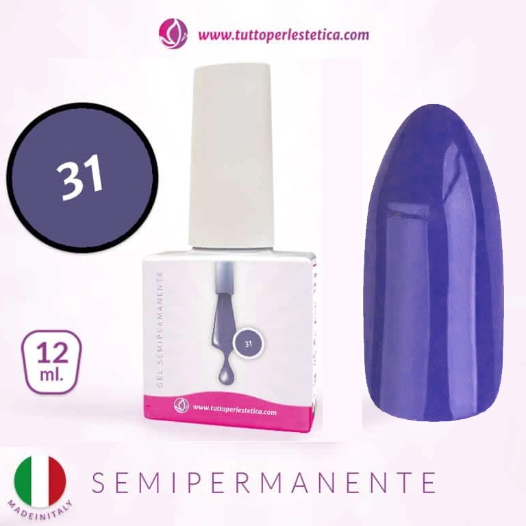 Semipermanente colore N 31 da 12 ML – Hema e TPO Free