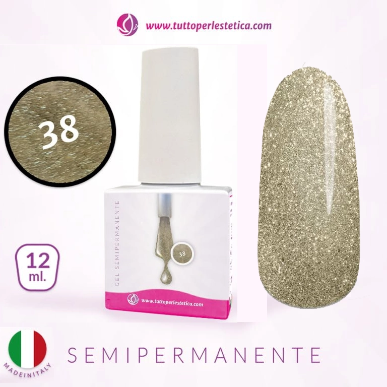 Semipermanente colore N 38 da 12 ML – Hema e TPO Free