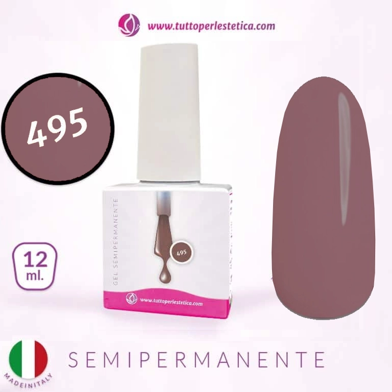 Semipermanente colore N 495 da 12 ML – Hema e TPO Free