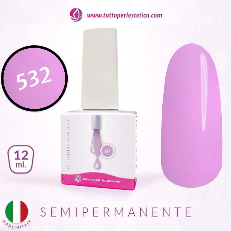 Semipermanente colore N 532 da 12 ML – Hema e TPO Free
