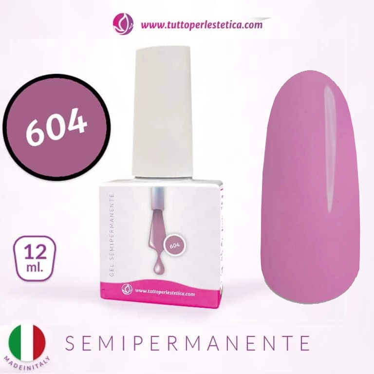 Semipermanente colore N 604 da 12 ML – Hema e TPO Free