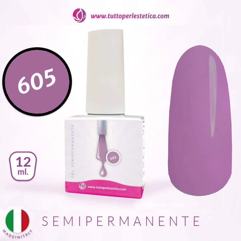 Semipermanente colore N 605 da 12 ML – Hema e TPO Free