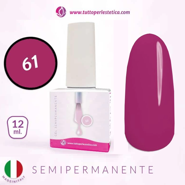 Semipermanente colore N 61 da 12 ML – Hema e TPO Free