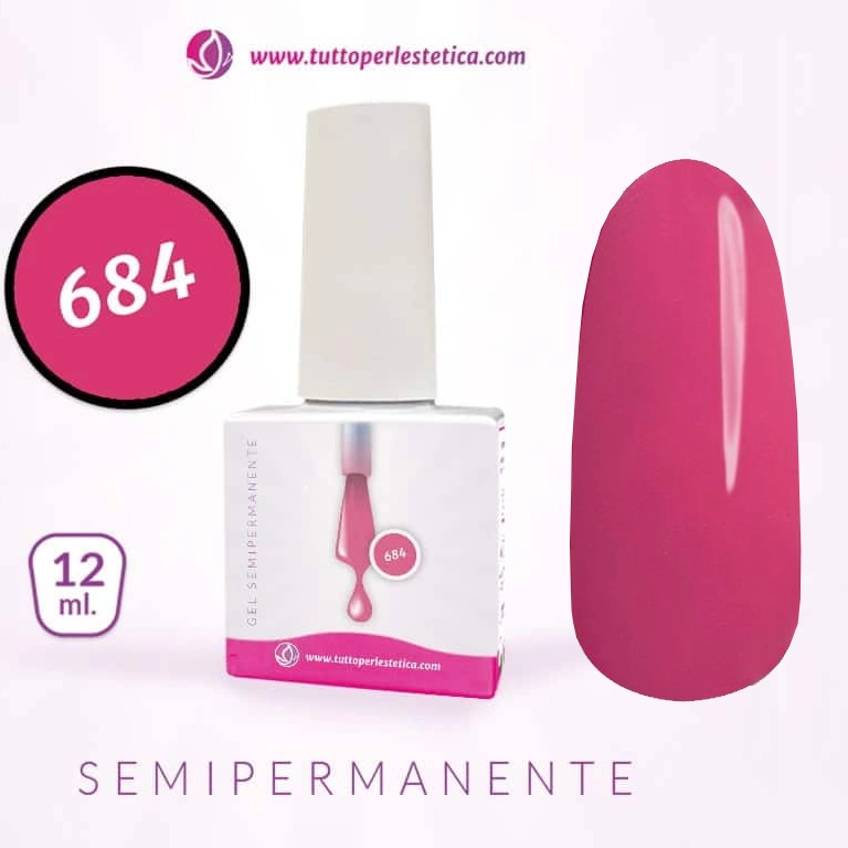 Semipermanente colore N 684 da 12 ML – Hema e TPO Free