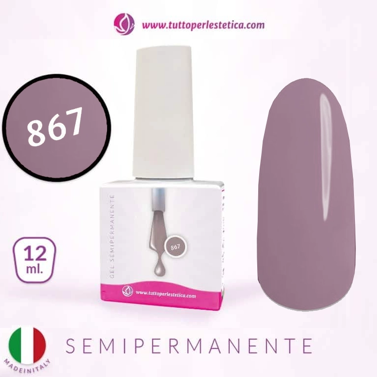 Semipermanente colore N 867 da 12 ML – Hema e TPO Free